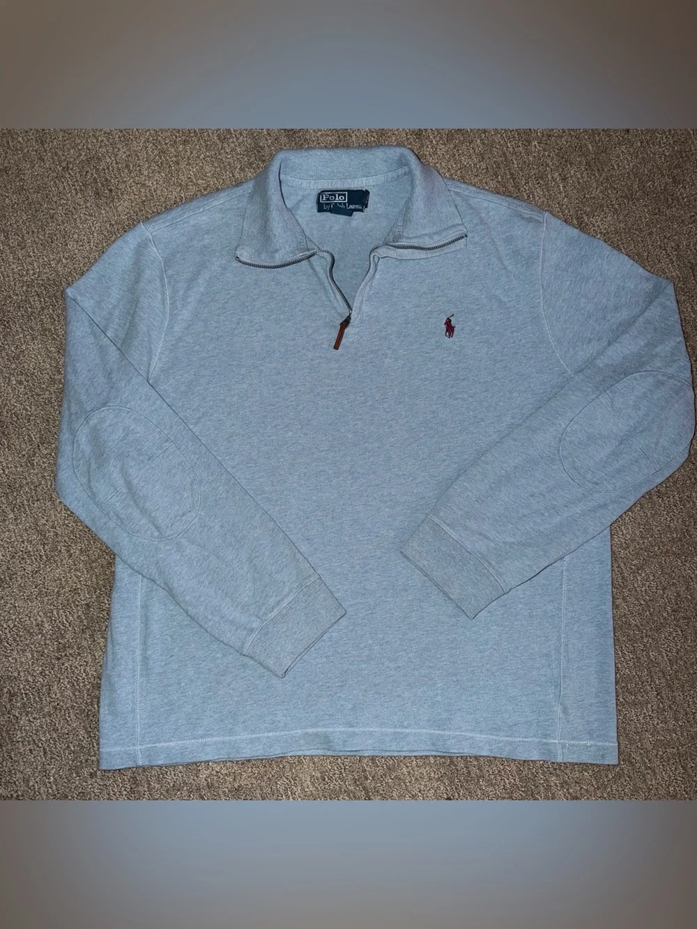 Polo by Ralph Lauren Light Blue 1/4 Zip Pullover